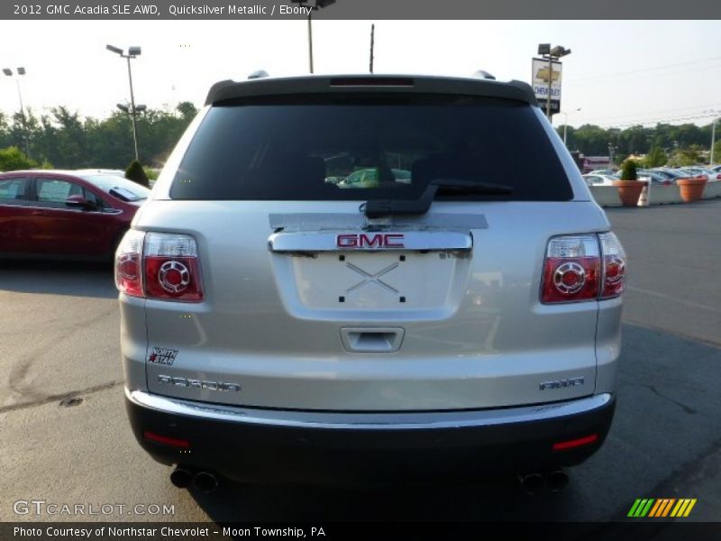 Quicksilver Metallic / Ebony 2012 GMC Acadia SLE AWD