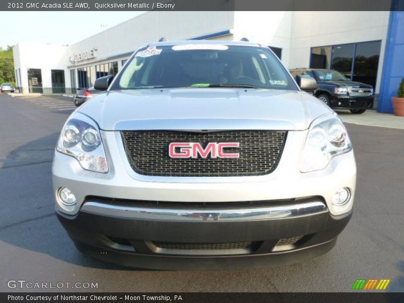 Quicksilver Metallic / Ebony 2012 GMC Acadia SLE AWD