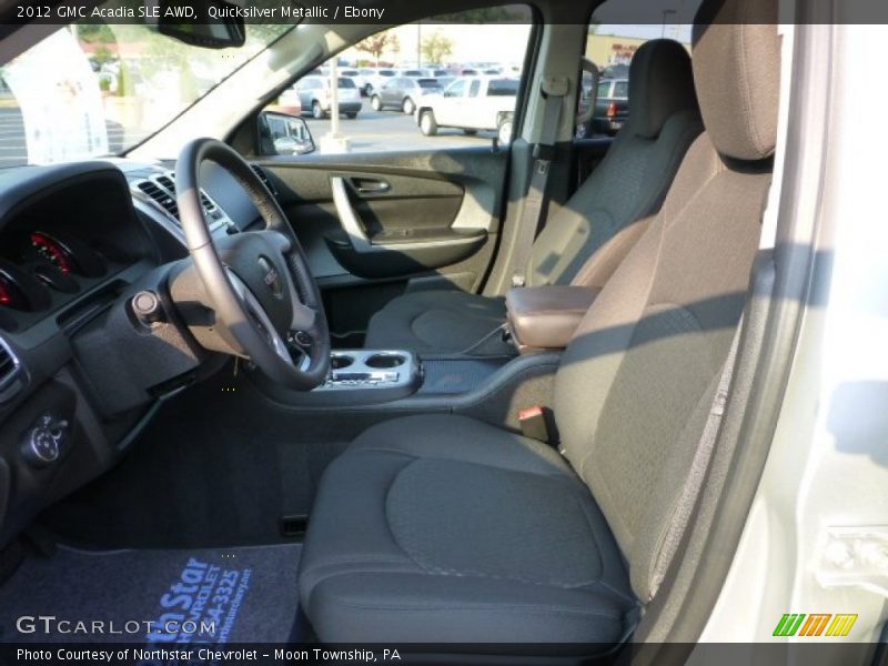 Quicksilver Metallic / Ebony 2012 GMC Acadia SLE AWD