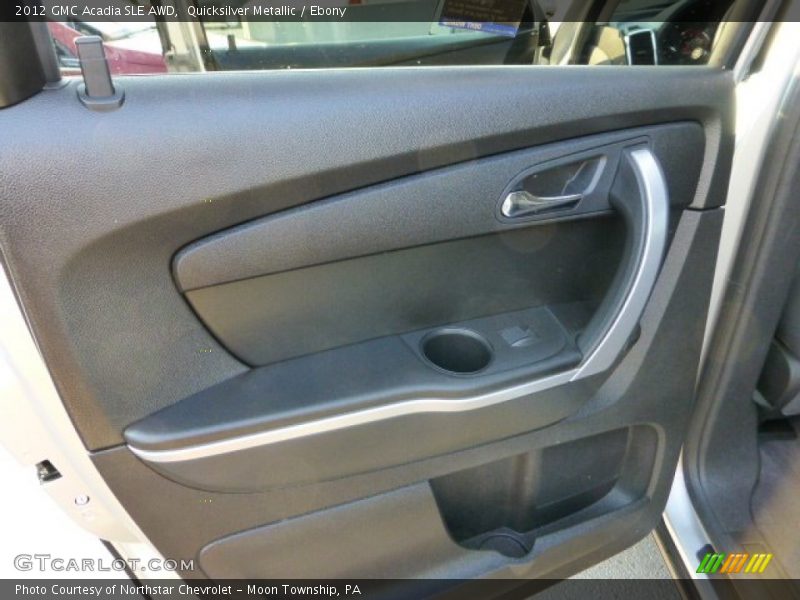 Quicksilver Metallic / Ebony 2012 GMC Acadia SLE AWD