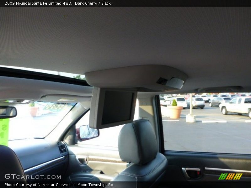 Dark Cherry / Black 2009 Hyundai Santa Fe Limited 4WD