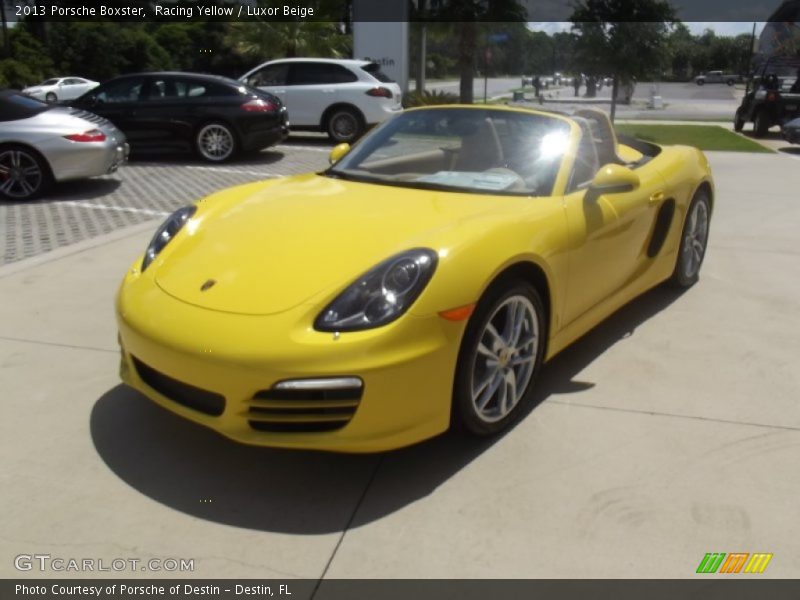 Front 3/4 View of 2013 Boxster 
