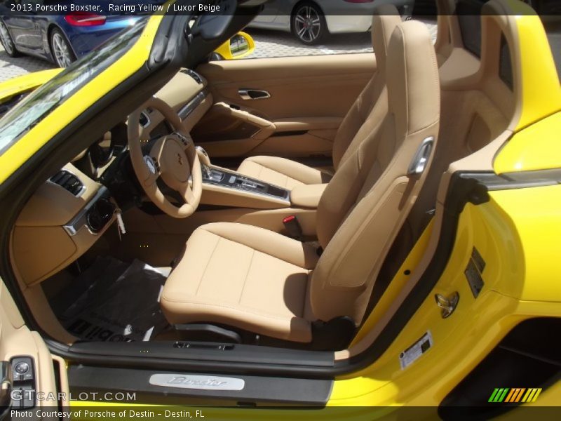  2013 Boxster  Luxor Beige Interior