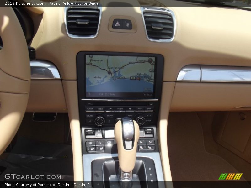 Navigation of 2013 Boxster 