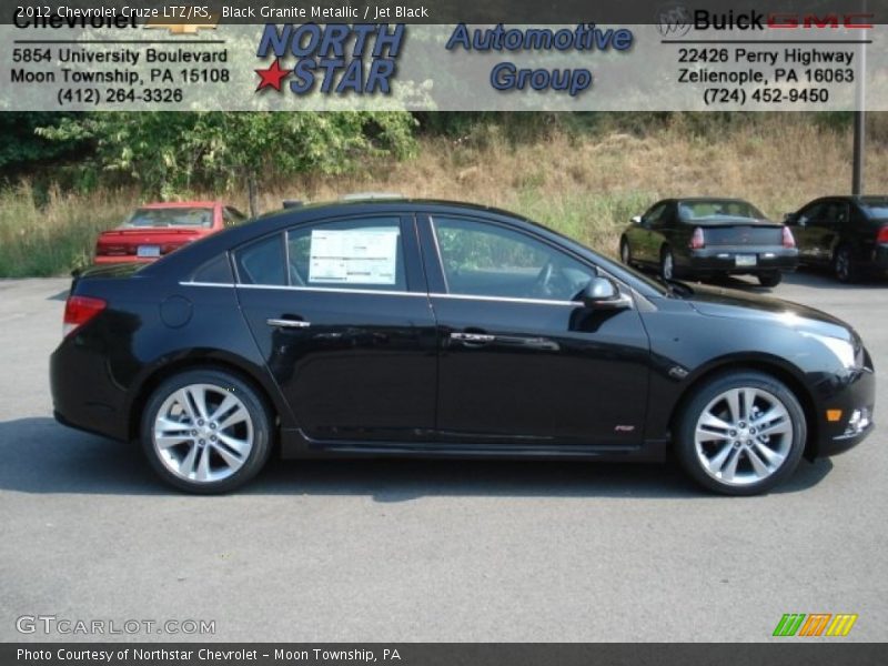 Black Granite Metallic / Jet Black 2012 Chevrolet Cruze LTZ/RS