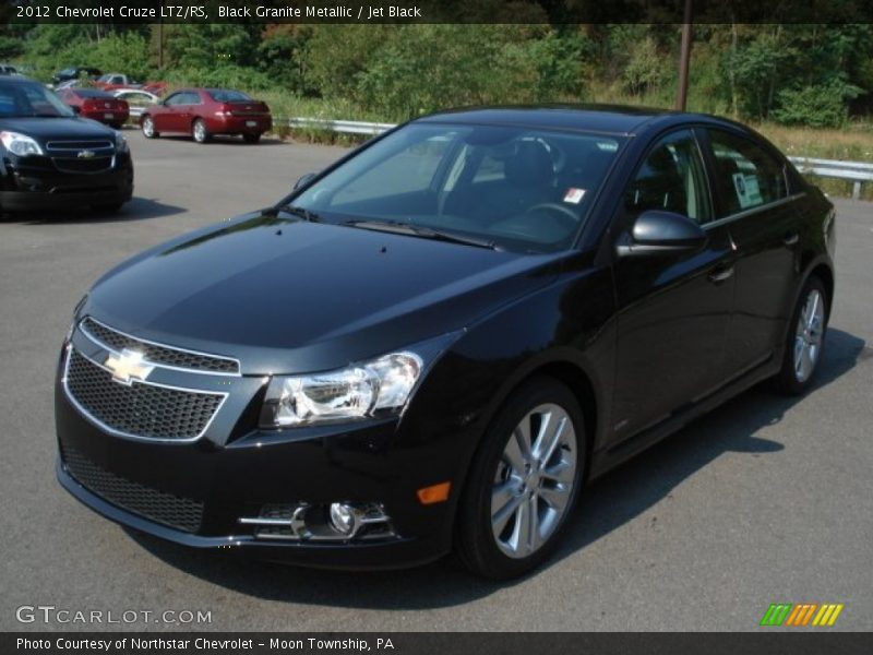 Black Granite Metallic / Jet Black 2012 Chevrolet Cruze LTZ/RS