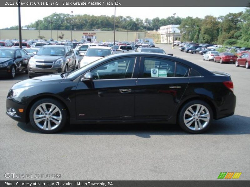 Black Granite Metallic / Jet Black 2012 Chevrolet Cruze LTZ/RS