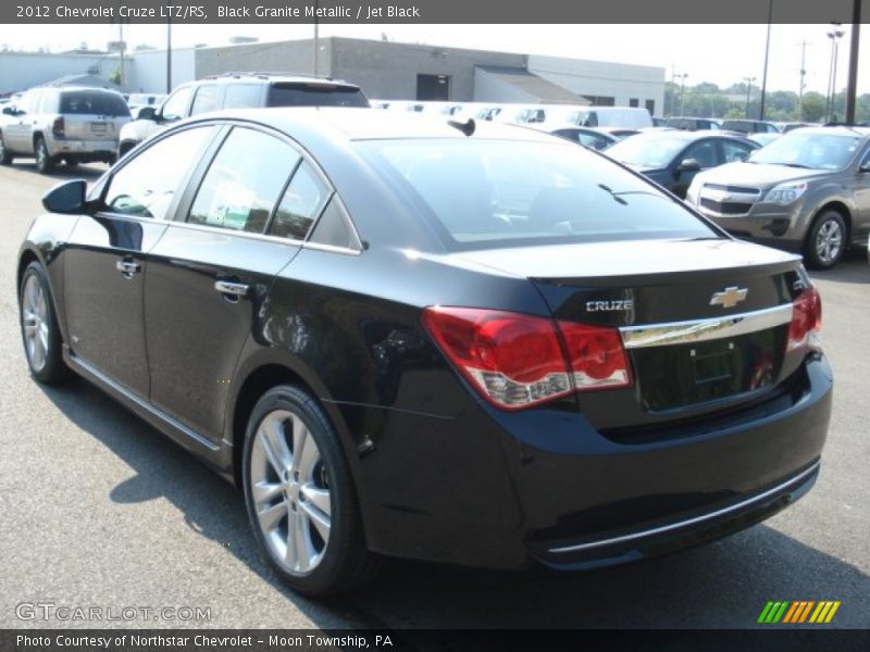 Black Granite Metallic / Jet Black 2012 Chevrolet Cruze LTZ/RS