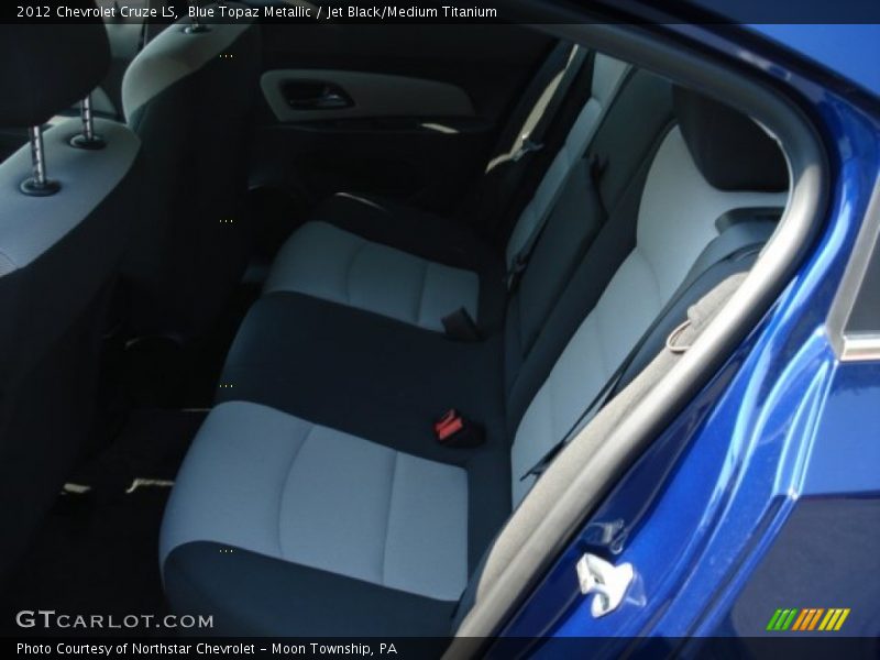 Blue Topaz Metallic / Jet Black/Medium Titanium 2012 Chevrolet Cruze LS