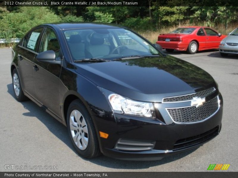 Black Granite Metallic / Jet Black/Medium Titanium 2012 Chevrolet Cruze LS