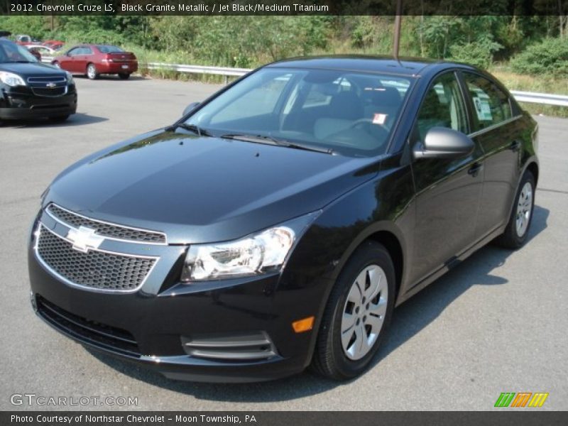 Black Granite Metallic / Jet Black/Medium Titanium 2012 Chevrolet Cruze LS