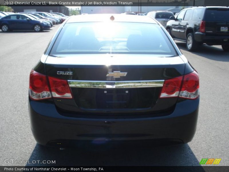 Black Granite Metallic / Jet Black/Medium Titanium 2012 Chevrolet Cruze LS