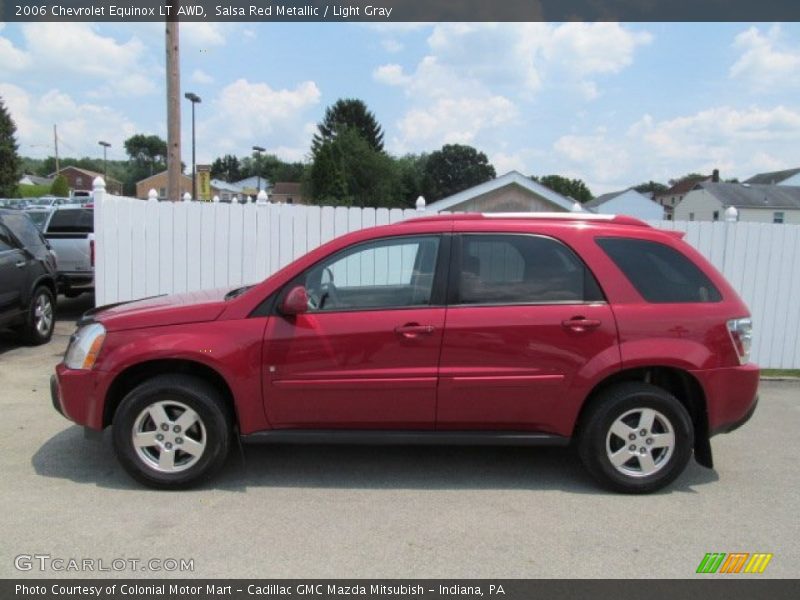 Salsa Red Metallic / Light Gray 2006 Chevrolet Equinox LT AWD