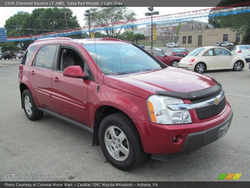 Salsa Red Metallic / Light Gray 2006 Chevrolet Equinox LT AWD