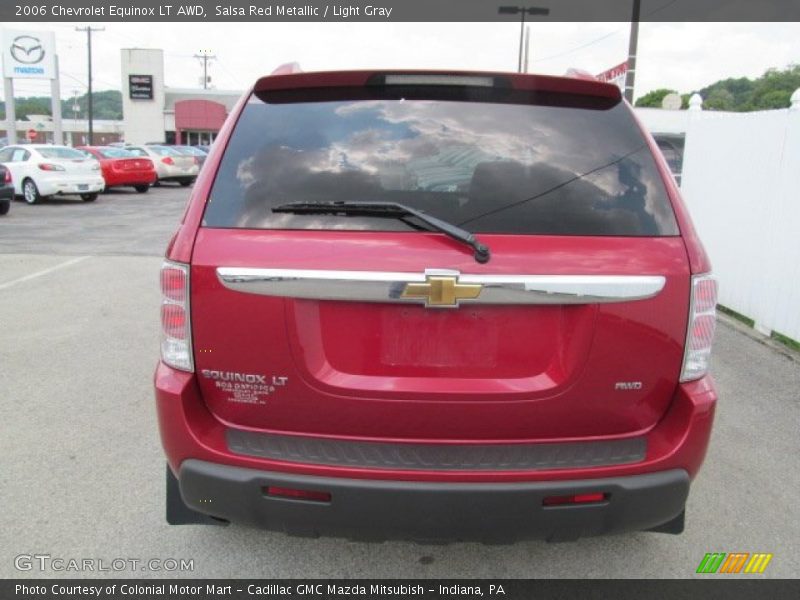 Salsa Red Metallic / Light Gray 2006 Chevrolet Equinox LT AWD