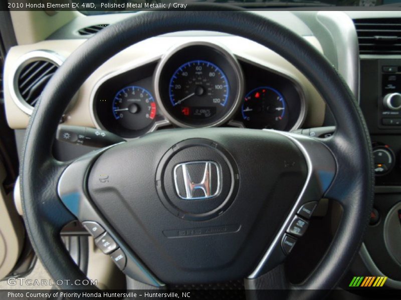 Polished Metal Metallic / Gray 2010 Honda Element EX 4WD