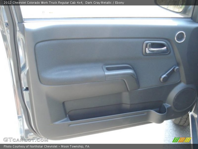 Dark Gray Metallic / Ebony 2012 Chevrolet Colorado Work Truck Regular Cab 4x4