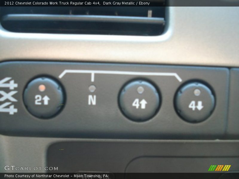 Dark Gray Metallic / Ebony 2012 Chevrolet Colorado Work Truck Regular Cab 4x4