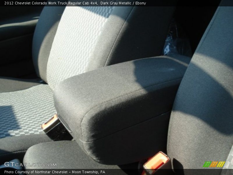 Dark Gray Metallic / Ebony 2012 Chevrolet Colorado Work Truck Regular Cab 4x4