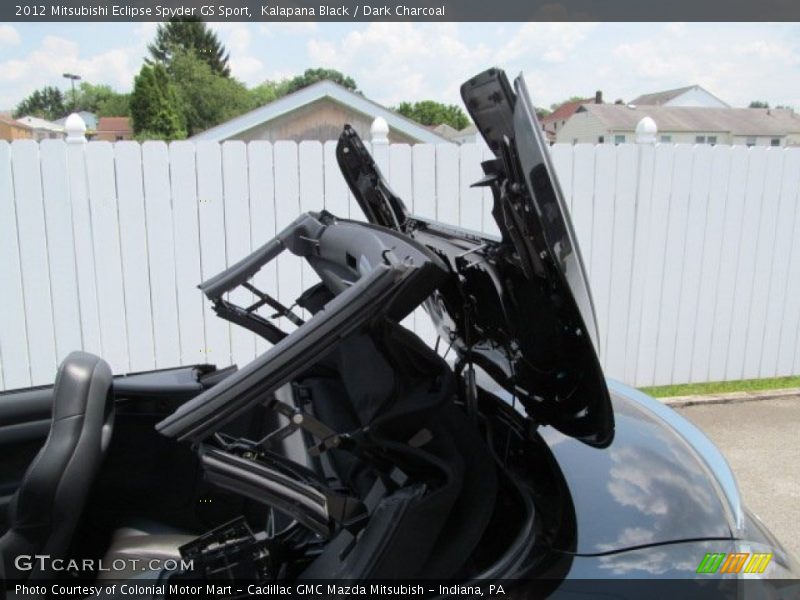 Kalapana Black / Dark Charcoal 2012 Mitsubishi Eclipse Spyder GS Sport