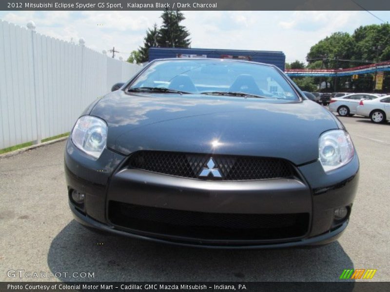Kalapana Black / Dark Charcoal 2012 Mitsubishi Eclipse Spyder GS Sport
