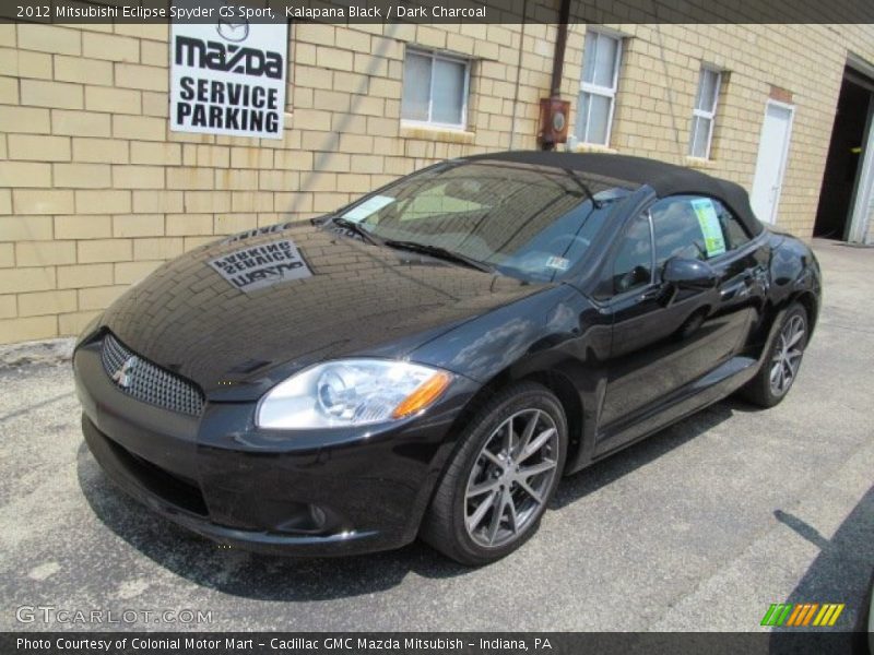Kalapana Black / Dark Charcoal 2012 Mitsubishi Eclipse Spyder GS Sport