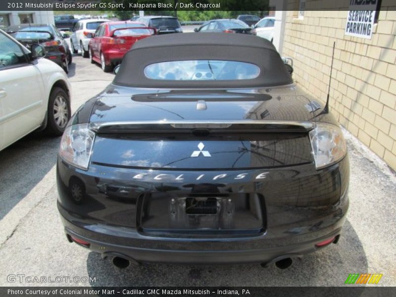 Kalapana Black / Dark Charcoal 2012 Mitsubishi Eclipse Spyder GS Sport