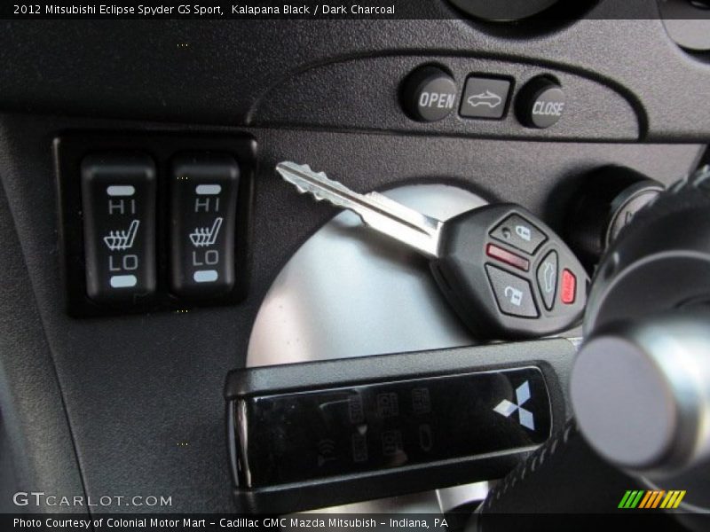 Keys of 2012 Eclipse Spyder GS Sport