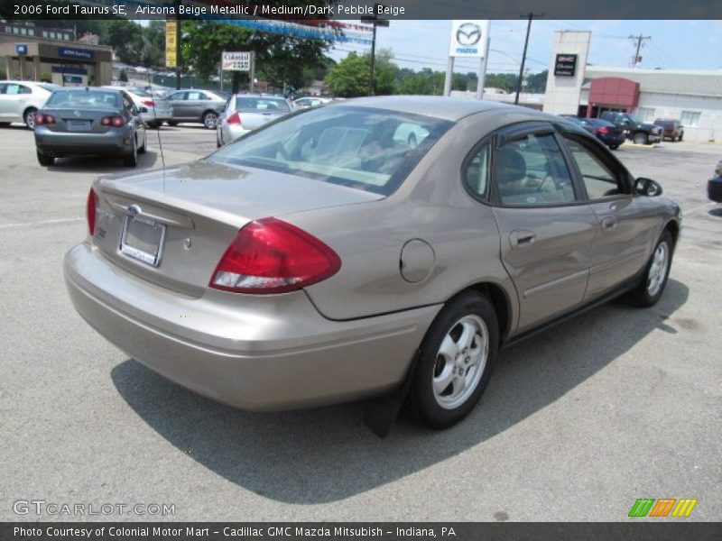 Arizona Beige Metallic / Medium/Dark Pebble Beige 2006 Ford Taurus SE
