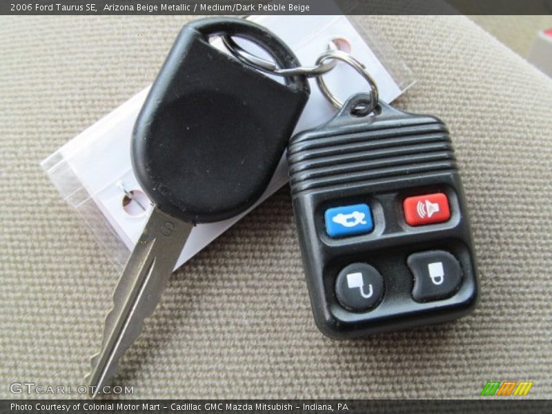 Arizona Beige Metallic / Medium/Dark Pebble Beige 2006 Ford Taurus SE