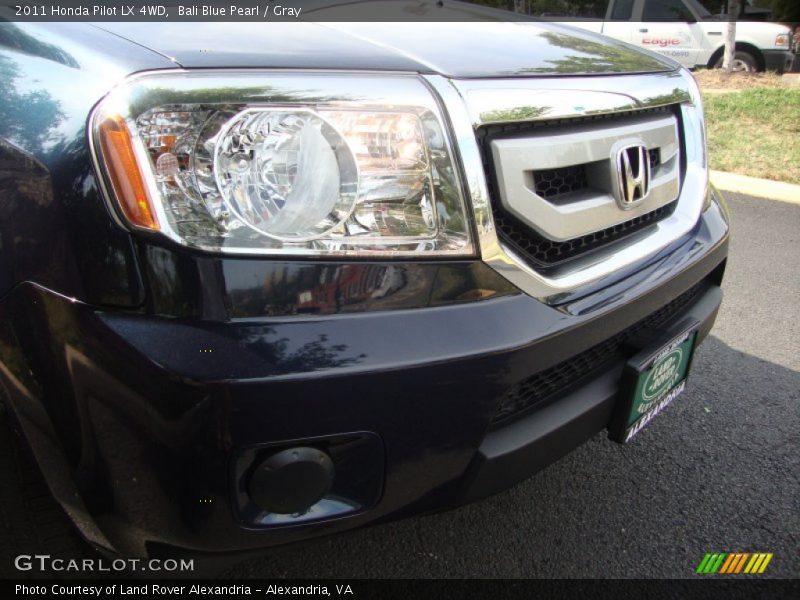 Bali Blue Pearl / Gray 2011 Honda Pilot LX 4WD