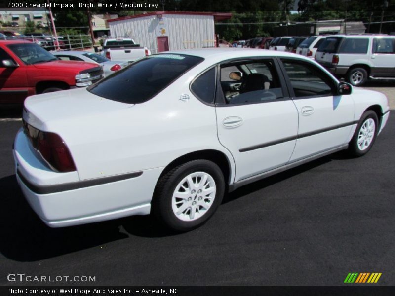 Bright White / Medium Gray 2000 Chevrolet Impala