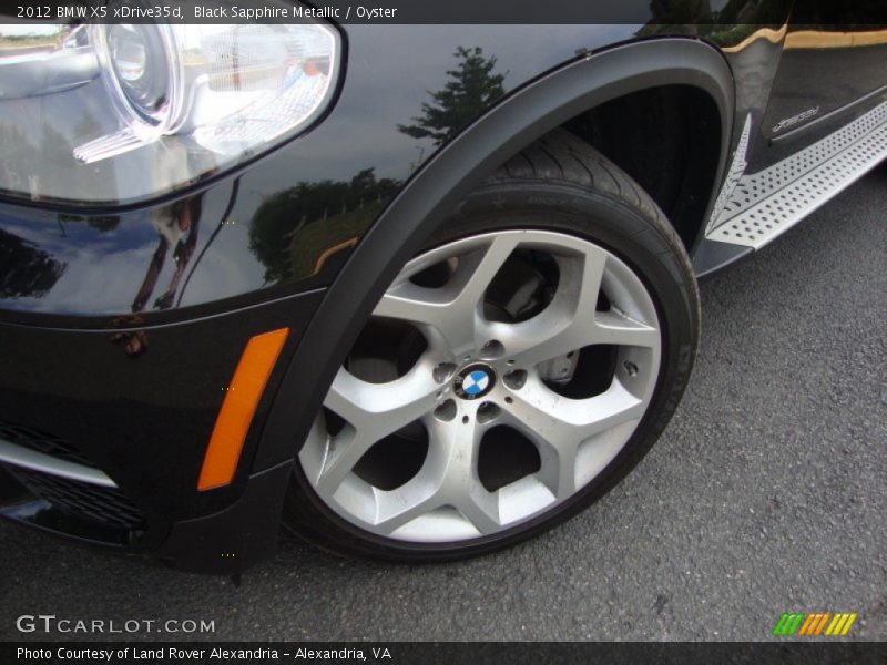 Black Sapphire Metallic / Oyster 2012 BMW X5 xDrive35d