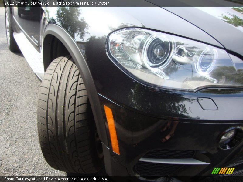 Black Sapphire Metallic / Oyster 2012 BMW X5 xDrive35d