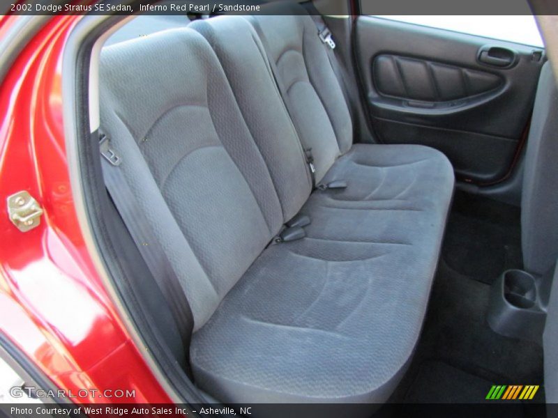 Rear Seat of 2002 Stratus SE Sedan