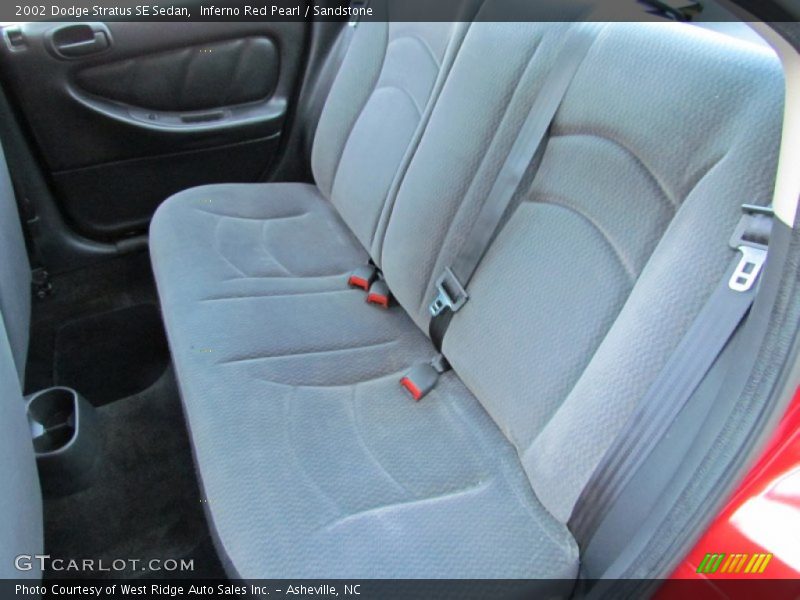 Rear Seat of 2002 Stratus SE Sedan