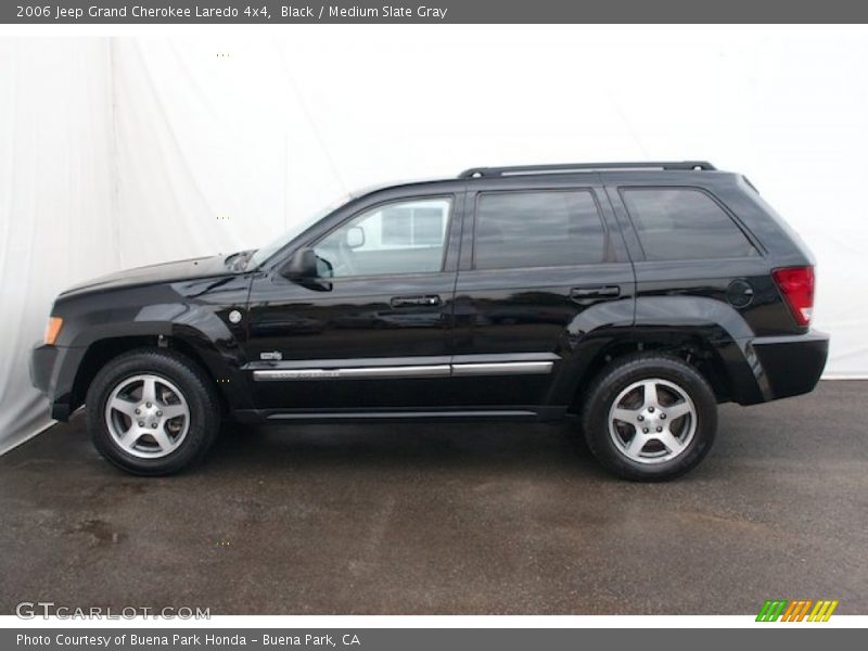 Black / Medium Slate Gray 2006 Jeep Grand Cherokee Laredo 4x4