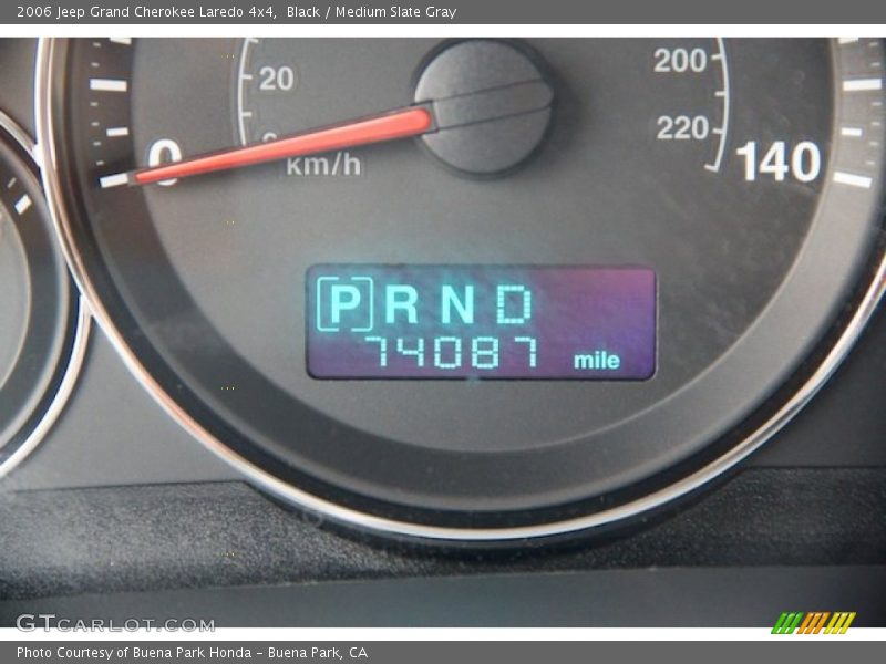 Black / Medium Slate Gray 2006 Jeep Grand Cherokee Laredo 4x4