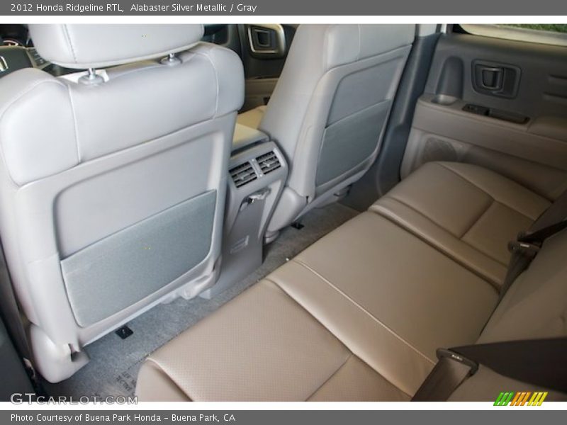 Alabaster Silver Metallic / Gray 2012 Honda Ridgeline RTL