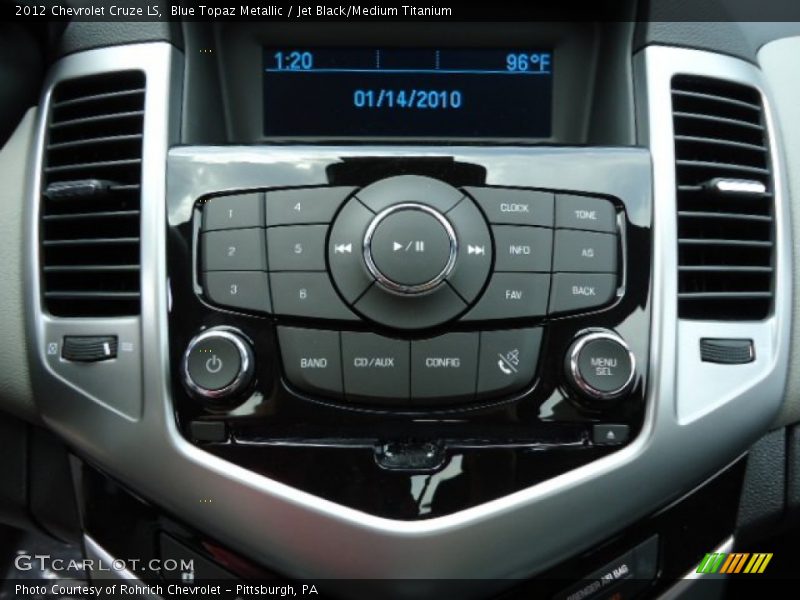 Controls of 2012 Cruze LS