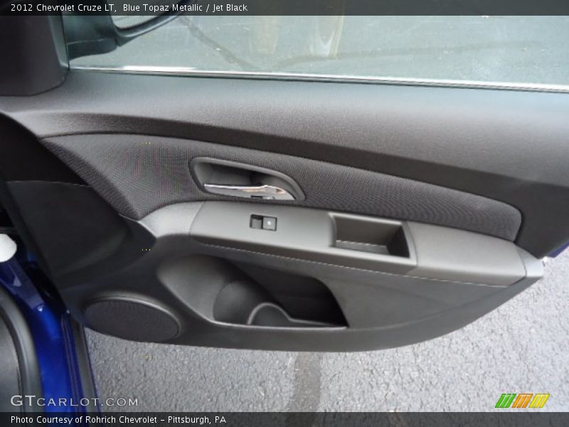 Blue Topaz Metallic / Jet Black 2012 Chevrolet Cruze LT