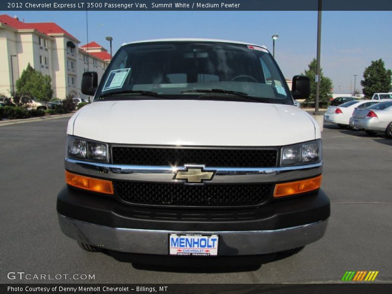 Summit White / Medium Pewter 2012 Chevrolet Express LT 3500 Passenger Van