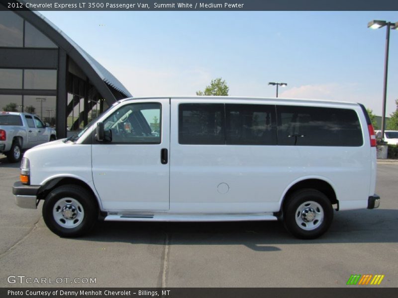  2012 Express LT 3500 Passenger Van Summit White