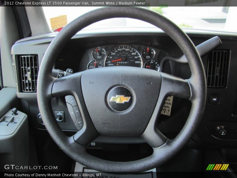  2012 Express LT 3500 Passenger Van Steering Wheel