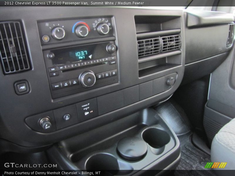 Summit White / Medium Pewter 2012 Chevrolet Express LT 3500 Passenger Van