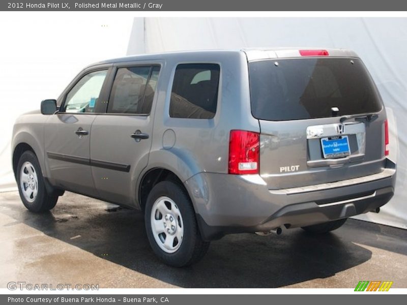 Polished Metal Metallic / Gray 2012 Honda Pilot LX