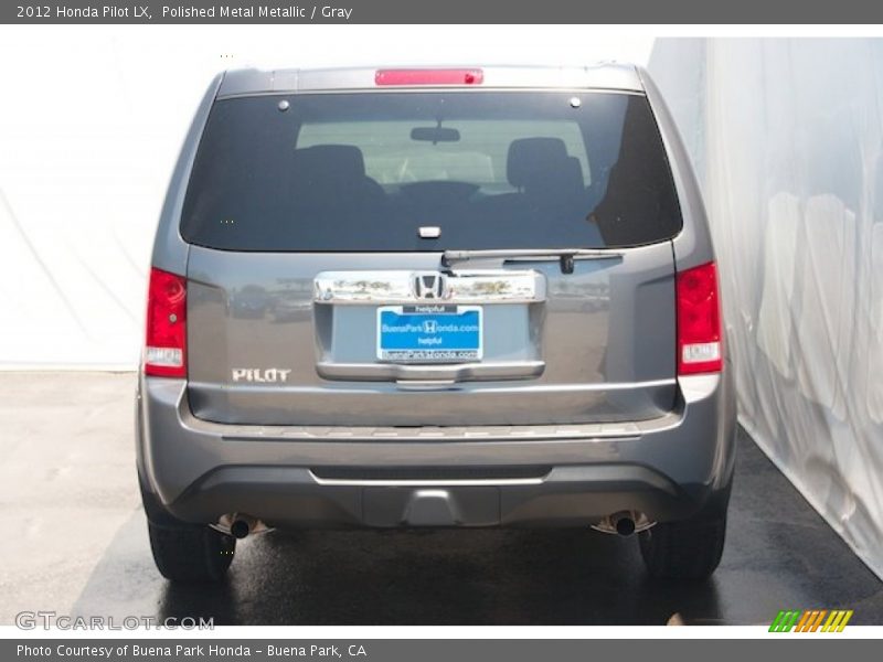 Polished Metal Metallic / Gray 2012 Honda Pilot LX