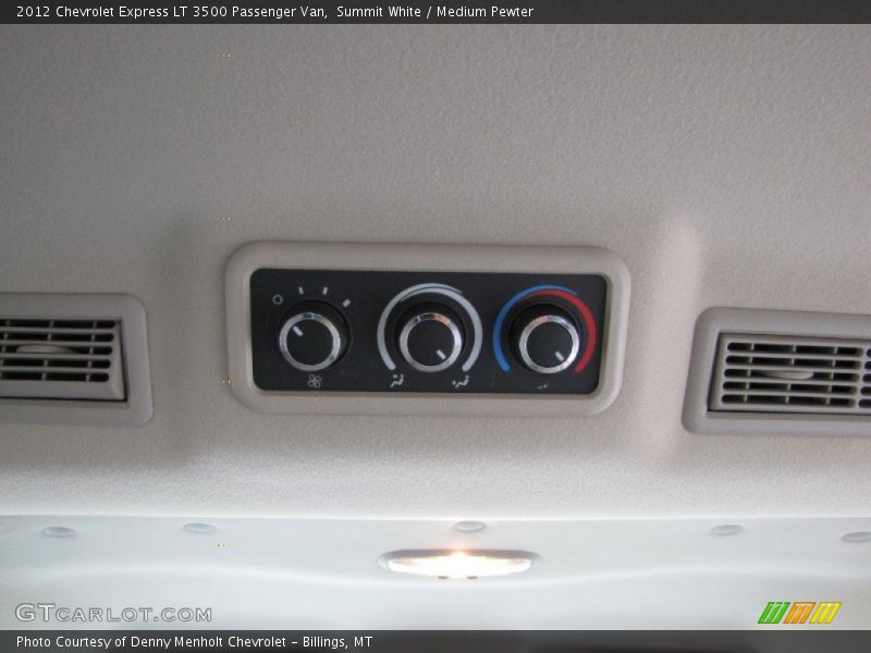 Summit White / Medium Pewter 2012 Chevrolet Express LT 3500 Passenger Van