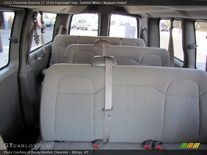  2012 Express LT 3500 Passenger Van Medium Pewter Interior