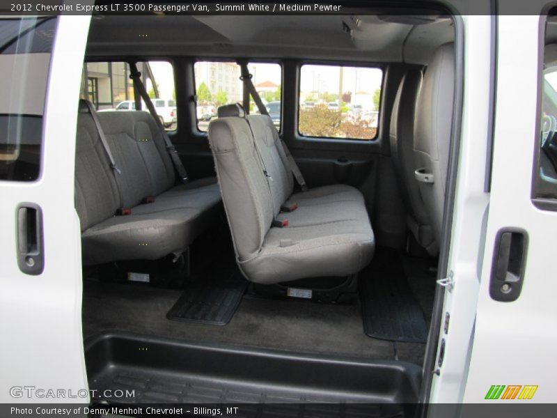  2012 Express LT 3500 Passenger Van Medium Pewter Interior